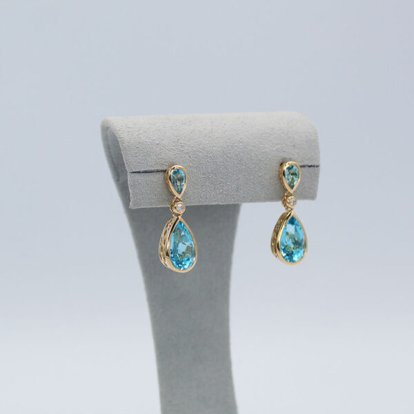 EFFY Blue Topaz Earrings - Image 3