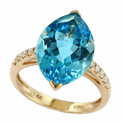 EFFY Blue Topaz Ring