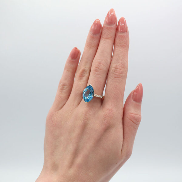 EFFY Blue Topaz Ring - Image 3