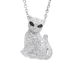 EFFY Diamond Cat Pendant