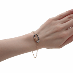 EFFY Leopard Print Diamond Bracelet