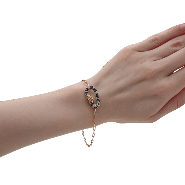 EFFY Leopard Print Diamond Bracelet