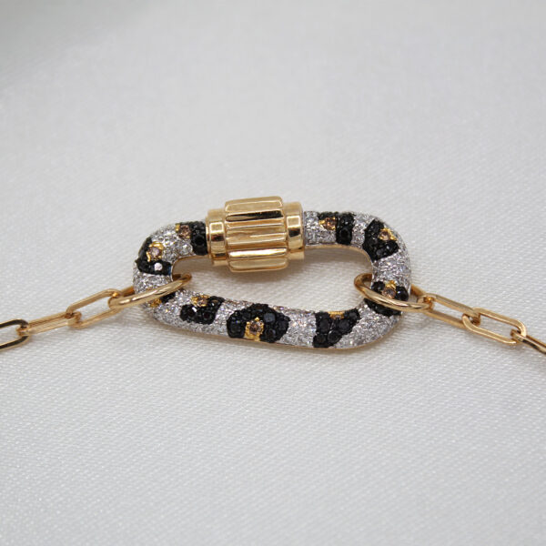 EFFY Leopard Print Diamond Bracelet - Image 3