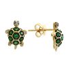 EFFY Tsavorite Turtle Earrings - Image 2