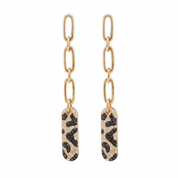 EFFY Leopard Print Diamond Earrings