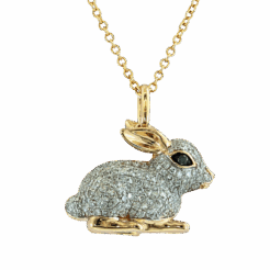EFFY Diamond Bunny Pendant