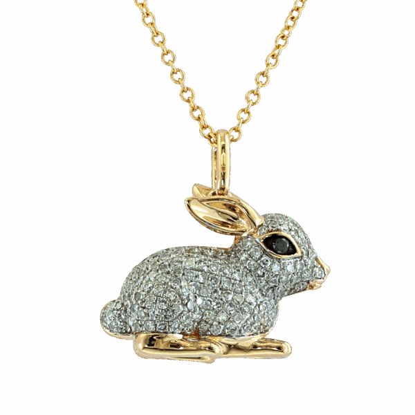 EFFY Diamond Bunny Pendant