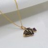 EFFY Yellow and Pink Sapphire Fish Pendant - Image 2