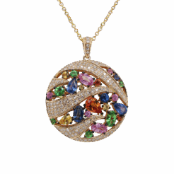 EFFY Rainbow Sapphire Pendant