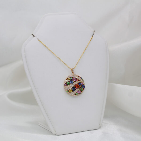 EFFY Rainbow Sapphire Pendant - Image 2