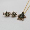 EFFY Tsavorite Turtle Earrings - Image 3