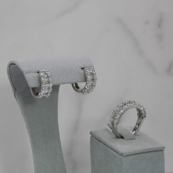 EFFY Diamond Huggie Earrings - Image 3