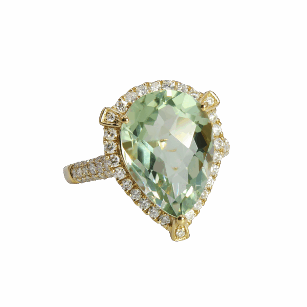 EFFY Green Amethyst Ring