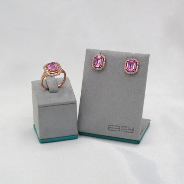 EFFY Pink Sapphire Stud Earrings - Image 2