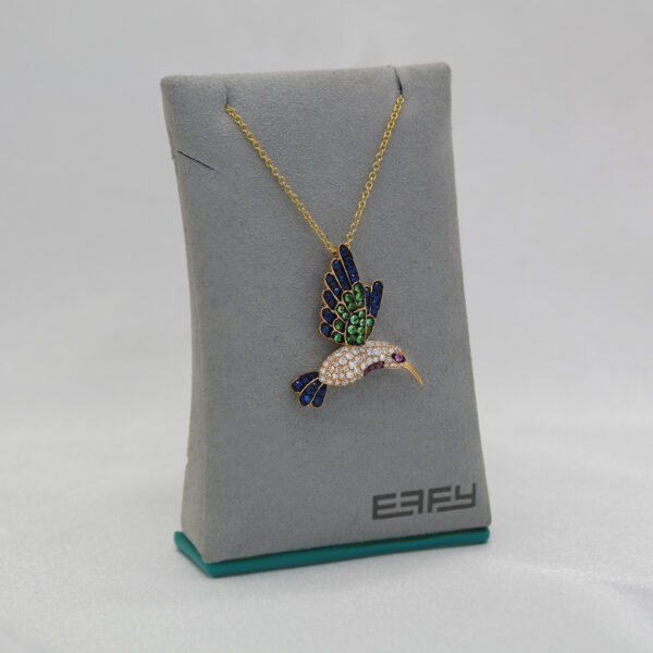 EFFY Sapphire Hummingbird Pendant - Image 2
