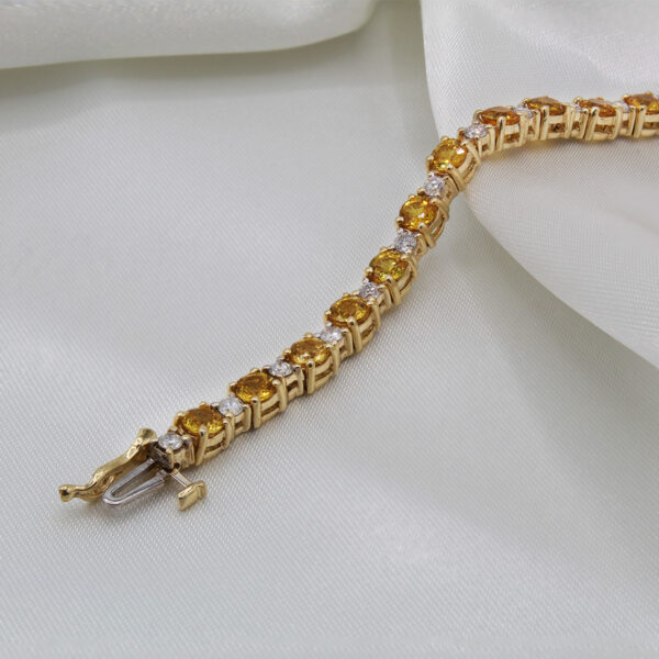 "Golden Sun" Yellow Sapphire Bracelet - Image 3
