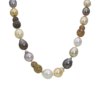 "Daring Diamond" Multicolored South Sea Pearl Necklace