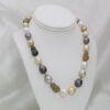 "Daring Diamond" Multicolored South Sea Pearl Necklace - Image 3