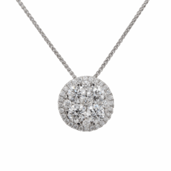 "Cluster" Diamond Pendant