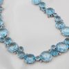 "Heavenly Hues" Estate Blue Topaz Necklace - Image 2