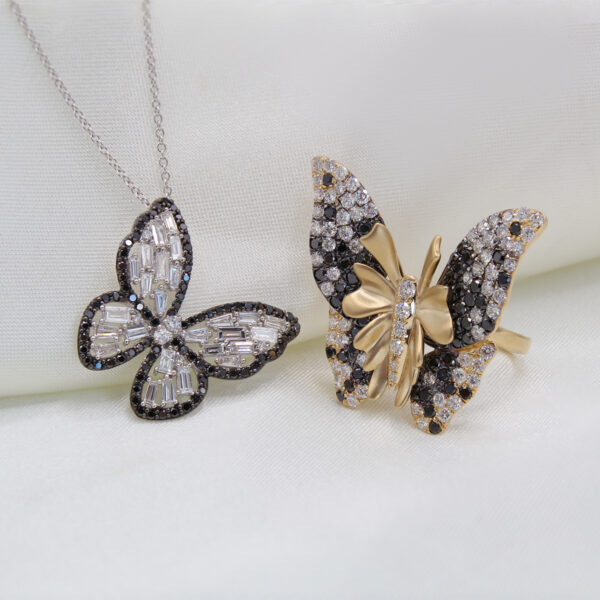 EFFY Diamond Butterfly Ring - Image 2