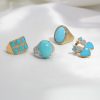 EFFY Turquoise Heart Earrings - Image 3