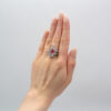 "Poinsettia" Diamond and Ruby Ring - Image 4