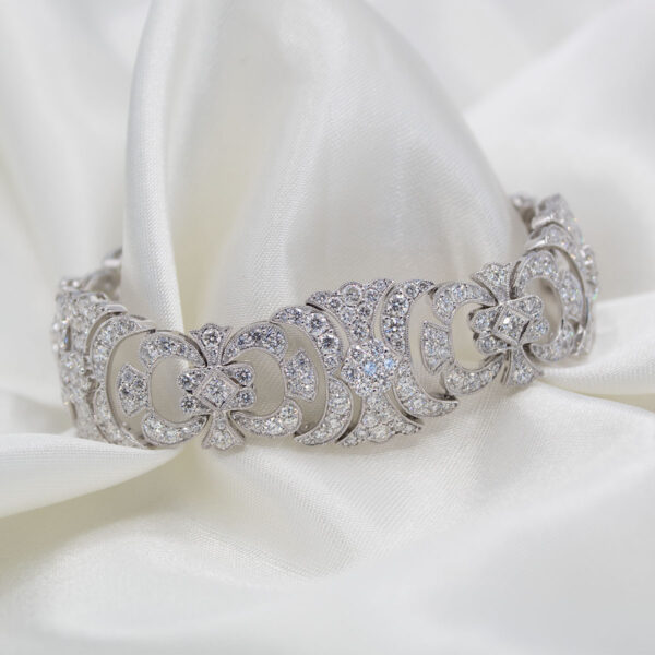 "Gleaming" Vintage Diamond Bracelet - Image 2