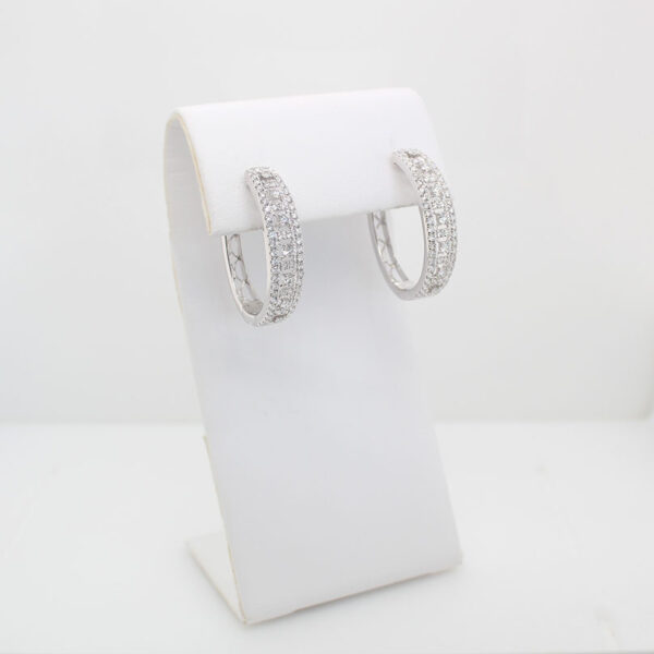 DABAKAROV Diamond Hoop Earrings - Image 2