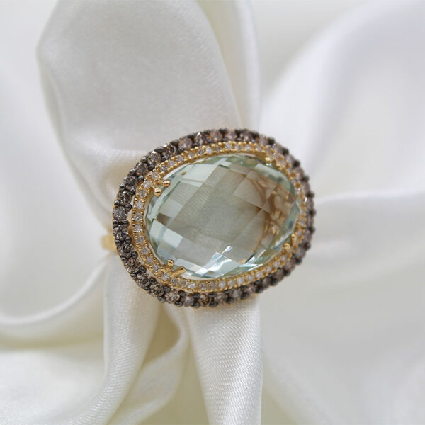 DABAKAROV Green Amethyst Ring - Image 2