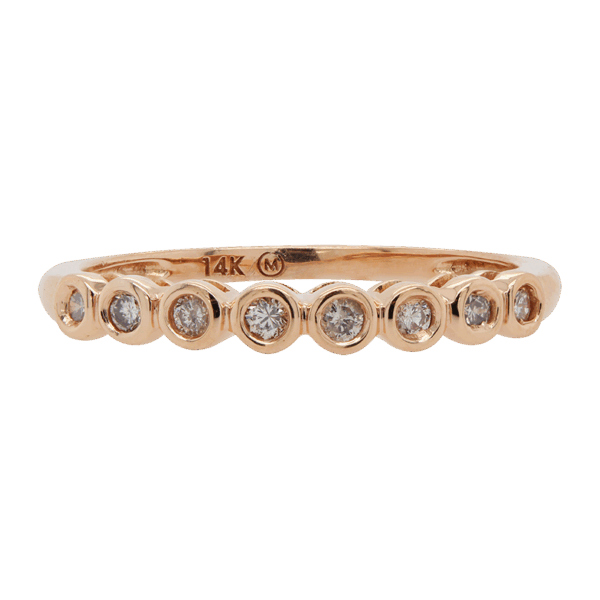 "Rosy Rounds" Diamond Band