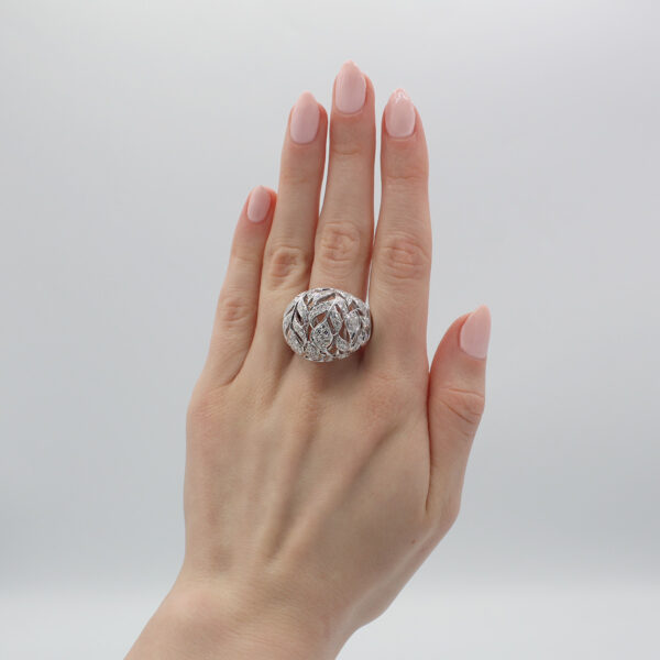 "Glittering Garden" Diamond Ring - Image 5