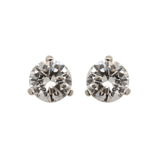 "Classic Stud" Diamond Stud Earrings