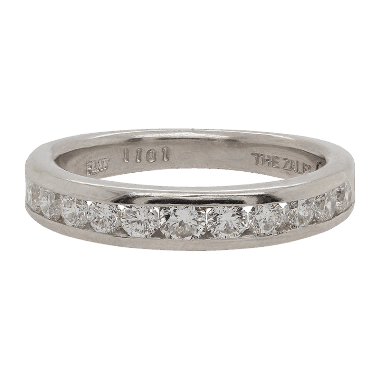 "Sparkling Channel" Diamond Band