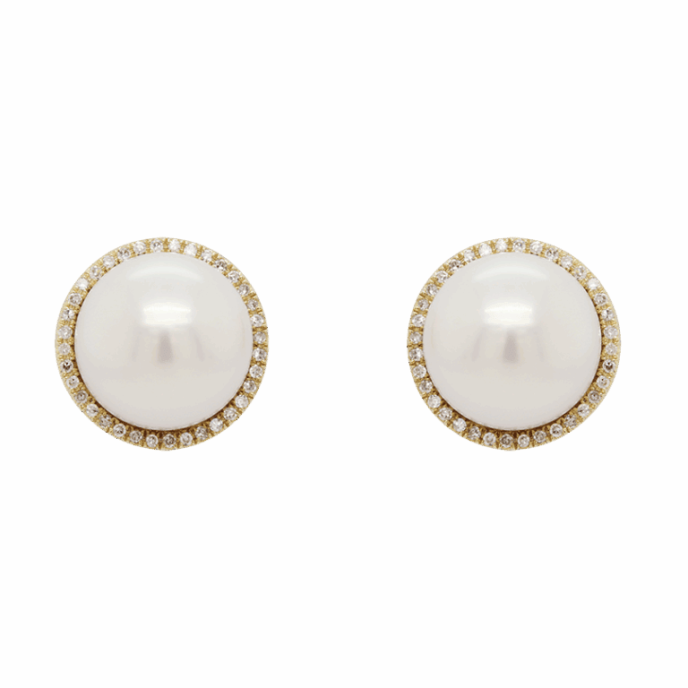 DABAKAROV Pearl and Diamond Earrings