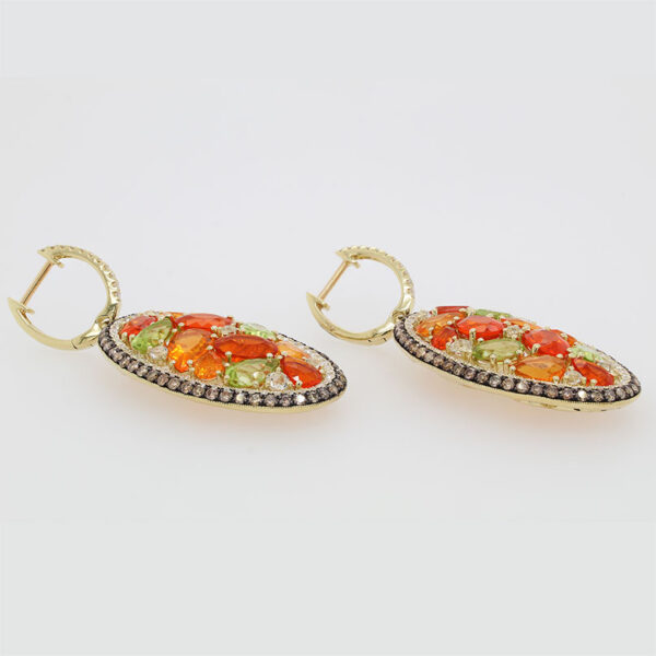 DABAKAROV Mexican Opal and Diamond Earrings - Image 2