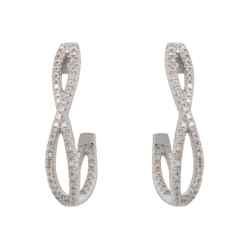"DABAKAROV Diamond Hoop Earrings