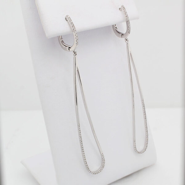 DABAKAROV Diamond Drop Earrings - Image 2