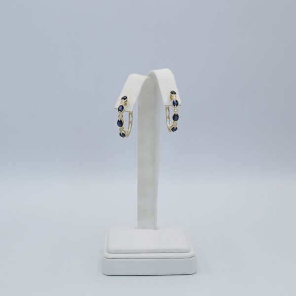 DABAKAROV Sapphire Hoop Earrings - Image 3