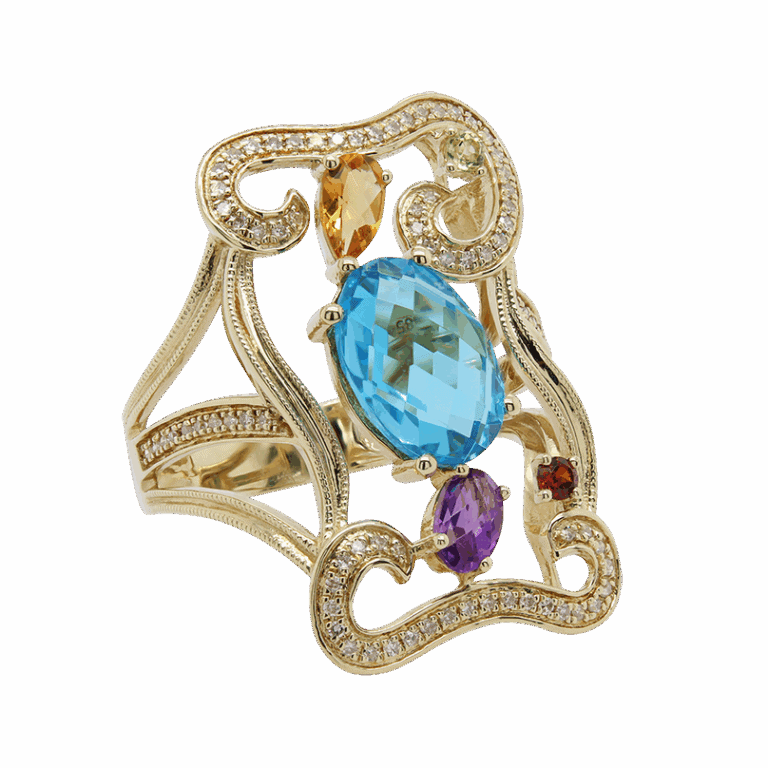 DABAKAROV Multistone Ring