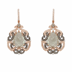 DABAKAROV Green Amethyst Earrings
