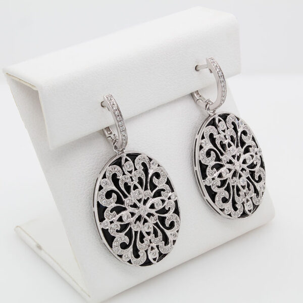 DABAKAROV Black Agate Earrings - Image 3