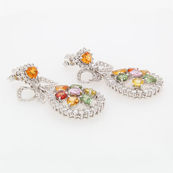 DABAKAROV Multicolor Sapphire Earrings - Image 2