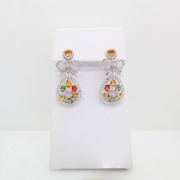 DABAKAROV Multicolor Sapphire Earrings - Image 3