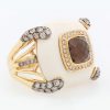 DABAKAROV White Agate and Smoky Topaz Ring - Image 2