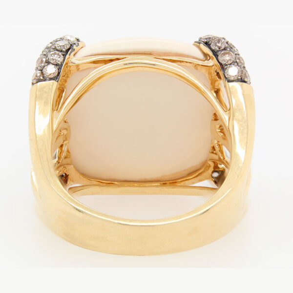DABAKAROV White Agate and Smoky Topaz Ring - Image 3