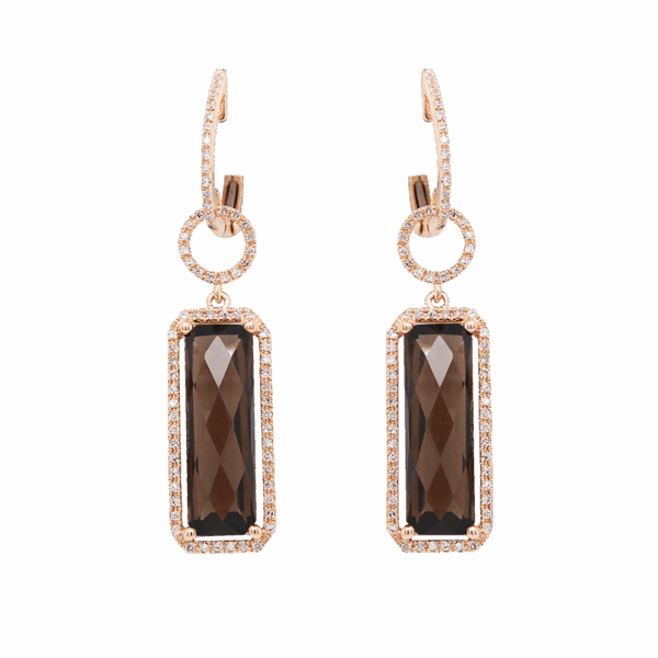 DABAKAROV Smoky Topaz Earrings