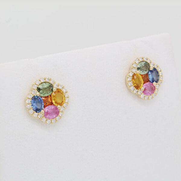 DABAKAROV Sapphire Stud Earrings - Image 2