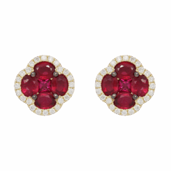 DABAKAROV Ruby Stud Earrings