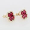 DABAKAROV Ruby Stud Earrings - Image 3